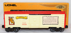 Lionel Trains 9429 Joshua Lionel Cowen 100th Anniversary Bday Boxcar Early Years