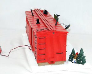 Santa's North Pole Workshop Lights & Smokes G Gauge USA Trains diorama Christmas