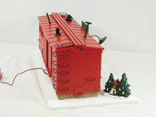 Load image into Gallery viewer, Santa&#39;s North Pole Workshop Lights &amp; Smokes G Gauge USA Trains diorama Christmas
