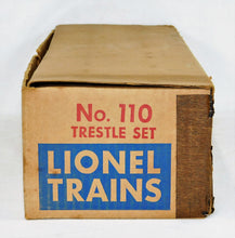 Load image into Gallery viewer, Lionel Trains 110 Graduated Trestle Set 24pcs Up &amp; Down Boxed w/ALL extras COMPLETE
