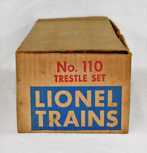 Lionel Trains 110 Graduated Trestle Set 24pcs Up & Down Boxed w/ALL extras COMPLETE