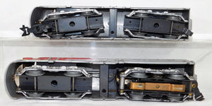 Marx 1095 Santa Fe F AA Units Silver version El Capitan 1950s Silver trucks