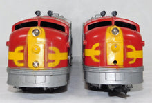 Load image into Gallery viewer, Marx 1095 Santa Fe F AA Units Silver version El Capitan 1950s Silver trucks
