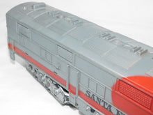 Load image into Gallery viewer, Marx 1095 Santa Fe F AA Units Silver version El Capitan 1950s Silver trucks
