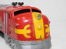 Load image into Gallery viewer, Marx 1095 Santa Fe F AA Units Silver version El Capitan 1950s Silver trucks
