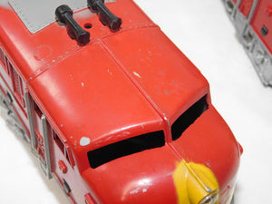 Marx 1095 Santa Fe F AA Units Silver version El Capitan 1950s Silver trucks