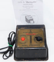 Load image into Gallery viewer, Lionel Type Q transformer 75 watts 1946 Serviced w/circuit breaker New Cord C-5
