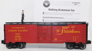 Lionel Trains 6-29320 Walking Brakeman Boxcar Union Pacific UP Operating C7 wrks