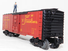 Load image into Gallery viewer, Lionel Trains 6-29320 Walking Brakeman Boxcar Union Pacific UP Operating C7 wrks
