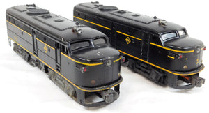 Lionel 2032 Erie AA Alco Black & Yellow Diesel Engine Locomotive & Dummy Horn SV