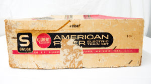 American Flyer #20597 ORIGINAL UNcatalogued SET BOX only S had 24566 steam frt