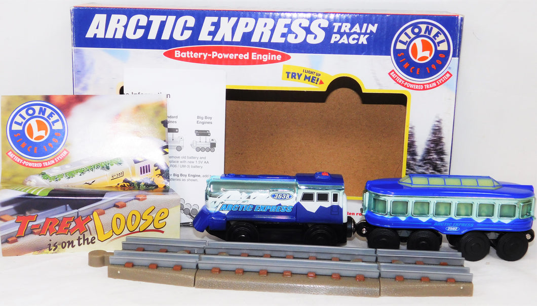 Lionel Learning Curve Arctic Express 92309 Powered Diesel & Passenger Car Thomas