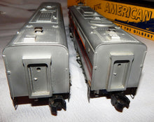 Load image into Gallery viewer, American Flyer Silver Flash Passenger Set K5469WT PA diesels 477 478 Chestnut stripes
