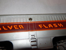 Load image into Gallery viewer, American Flyer Silver Flash Passenger Set K5469WT PA diesels 477 478 Chestnut stripes
