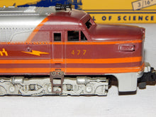 Load image into Gallery viewer, American Flyer Silver Flash Passenger Set K5469WT PA diesels 477 478 Chestnut stripes
