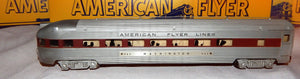 American Flyer Silver Flash Passenger Set K5469WT PA diesels 477 478 Chestnut stripes