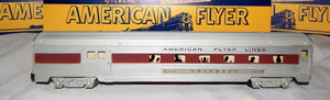 American Flyer Silver Flash Passenger Set K5469WT PA diesels 477 478 Chestnut stripes