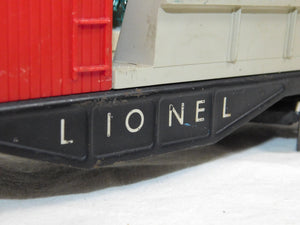 Lionel 6119 Postwar DL&W work caboose w/ Christmas Trees & Wreath Holiday car
