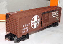 Load image into Gallery viewer, Lionel Trains Brown Santa Fe Boxcar 6-25016 ATSF 20395 O gauge Boxed All the way
