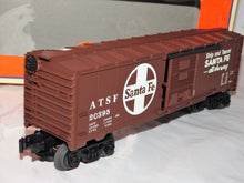 Load image into Gallery viewer, Lionel Trains Brown Santa Fe Boxcar 6-25016 ATSF 20395 O gauge Boxed All the way
