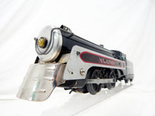 Load image into Gallery viewer, Marx 1940s Steam Freight Set 495 loco +5 tin cars COMPLTE RTR CLEAN chrome front
