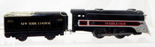 Load image into Gallery viewer, Marx 1940s Steam Freight Set 495 loco +5 tin cars COMPLTE RTR CLEAN chrome front
