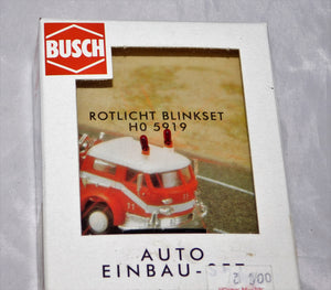 Busch 5919 Blinker Set 2 alt red HO Scale Model Lighting Rotlicht Blinkset C10