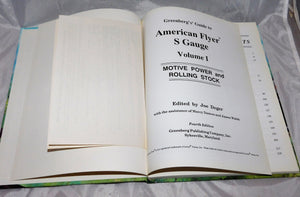 HC Book Greenberg's Guide to American Flyer S Gauge Trains Vol 1 Power & Rolling New Old Stock