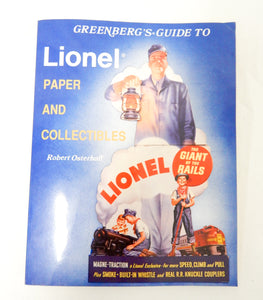 Greenberg Guide to Lionel Paper and Other Collectibles Paperback Signed by Author