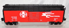 Load image into Gallery viewer, Lionel Trains Red Santa Fe Boxcar ATSF 15049 O gauge Shock Control 2010 uncatlgd
