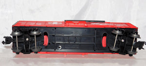 Lionel Trains Red Santa Fe Boxcar ATSF 15049 O gauge Shock Control 2010 uncatlgd