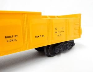 Lionel 3562-50 ATSF yellow operating barrel car w/box &instrctions Santa Fe 55-5