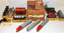 Load image into Gallery viewer, 1954 American Flyer 5374W The Chief Santa Fe Freight Set BOXED 4713 PAs +7 cars!
