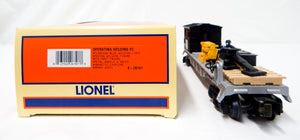 Lionel 6-26707 Lionel Steel Operating Welding Flat Car blue LED animated train O