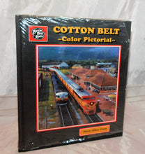 Load image into Gallery viewer, Cotton Belt Color Pictorial Hardcover railroad book Steve Goen Texas SP C9 train
