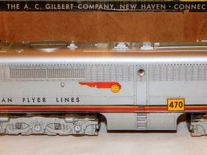 1954 American Flyer 5374W The Chief Santa Fe Freight Set BOXED 4713 PAs +7 cars!