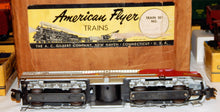 Load image into Gallery viewer, 1954 American Flyer 5374W The Chief Santa Fe Freight Set BOXED 4713 PAs +7 cars!
