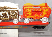 Load image into Gallery viewer, K-Line Trains Circus 69002 Flatcar With Calliope Tableau &amp; Animal Cage 12.5&quot; O

