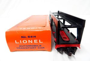 BOXED Lionel ORIGINAL 6414 Evans Auto Loader AAR  trucks Chrome bumpers Perf box