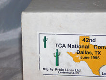 Load image into Gallery viewer, Standard Pride Lines Baggage Cart TCA 1996 DALLAS Convention TCA Banquet Prize UNOPENED in Box
