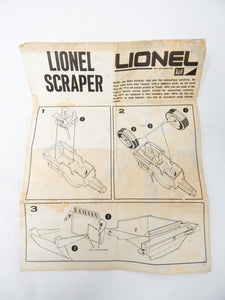 Interesting Lionel 6-9121 Louisville & Nashville Flatcar w/Dozer & Scraper L&N O
