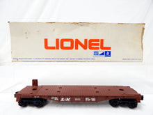 Load image into Gallery viewer, Interesting Lionel 6-9121 Louisville &amp; Nashville Flatcar w/Dozer &amp; Scraper L&amp;N O
