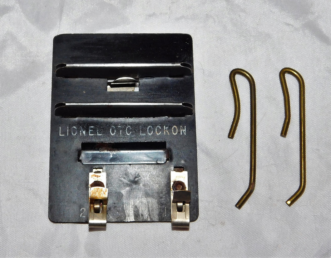 Lionel OTC Lockon +pins for O27 & O Gauge Track Sections Operating Track Control