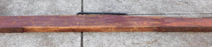 Antique EARLY Railroad Track Rail Leveller Gauge 6' long w/ steps Wood tool