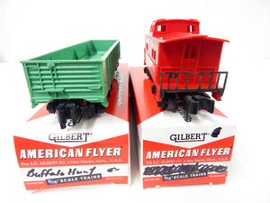 Clean 1964 American Flyer 20062 Gilbert Train Set Uncataloged S gauge Buffalo Hunt