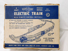 Load image into Gallery viewer, Marx 09643 SEARS Santa Fe HappiTime Diesel Passenger &amp; Freight Combo Boxed Set 1952
