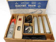 Load image into Gallery viewer, Marx 09643 SEARS Santa Fe HappiTime Diesel Passenger &amp; Freight Combo Boxed Set 1952
