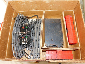 Marx 09643 SEARS Santa Fe HappiTime Diesel Passenger & Freight Combo Boxed Set 1952