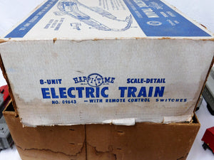 Marx 09643 SEARS Santa Fe HappiTime Diesel Passenger & Freight Combo Boxed Set 1952