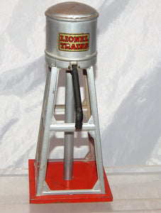 Vintage Lionel 93 Metal Water Tower Aluminum silver tinplate clean accessory tin